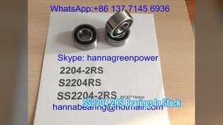 SS2204 2RS шариковый подшипник собственной личности из нержавеющей стали
