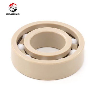 Купить 6205 Plastic Bearing PEEK Races Retaine with ZrO2 Balls Deep Groove Ball Bearings 25x52x15 mm Производство в сети