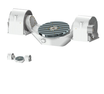 Купить Original HIWIN RAB‑800 Dual‑Support 2‑Axis Rotary‑Swivel Table Zero Backlash Water‑Cooled Torque Motor For Large Mold Aerospace Heavy Workpiece CNC Milling Производство в сети