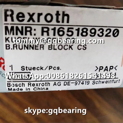 Купить Rexroth R165189320 Стальной материал Тип фланца Стандартная длина Стандартная высота Блок бегунов Производство в сети