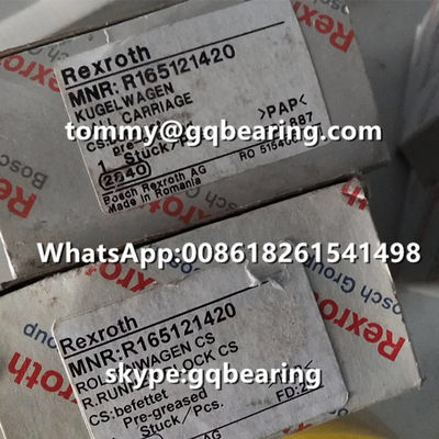 Купить Rexroth R165121420 Стальной материал Фланцевый тип Стандартная длина Стандартная высота Блок бегунов Производство в сети