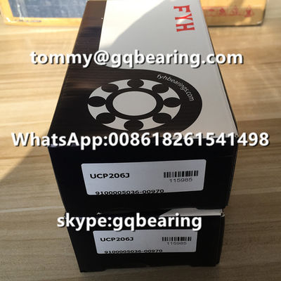 Купить Японское происхождение Литой железный материал FYH UCP206J Двухструнный подушечный блочный шарикоподшипник Производство в сети