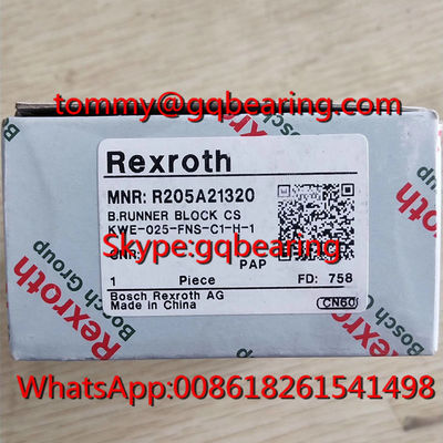 Купить Материал из углеродистой стали Rexroth R205A22320 Runner Block R205A22320 FNS KWE-025-FNS-C2-H-1 Линейный блок Производство в сети