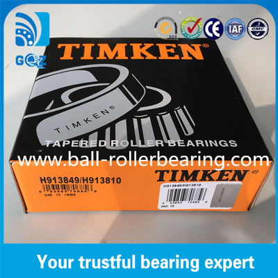 Хромная стальная конусовая подшипница TIMKEN H913849 / H913810 ISO9001: 2008