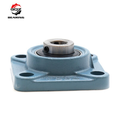 UEF208 2S Square 4-Bolt Flange Bearing Unit, Double 2S Reinforced Rubber Dustproof Seals