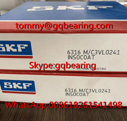 Австрии Происхождение SKF 6314/C3VL0241 INSOCOAT Глубокая канавная шаровая уплотнитель типа ZZ 2RS OPEN